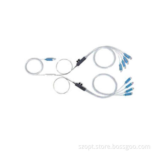 1x16 Fan-out Fiber Optic PLC Splitter